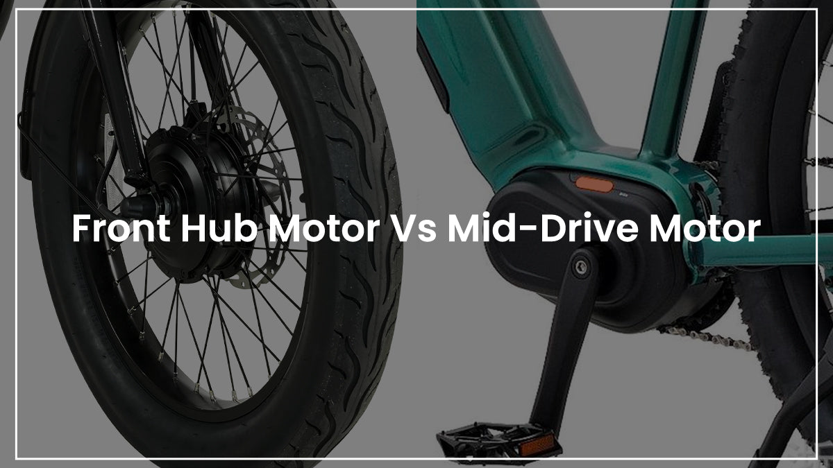 electric bicycle wheel hub motor HPC 5000W Complete Bike Conversion Kit and USA Front Hub Motor vs Mid-Drive