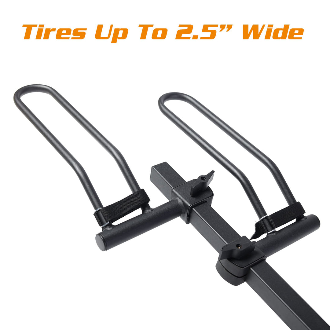 4-Bike Hitch Bike Rack, Folding Bike Carrier, 160 LBS Capacity, Fits 2" Receiver
