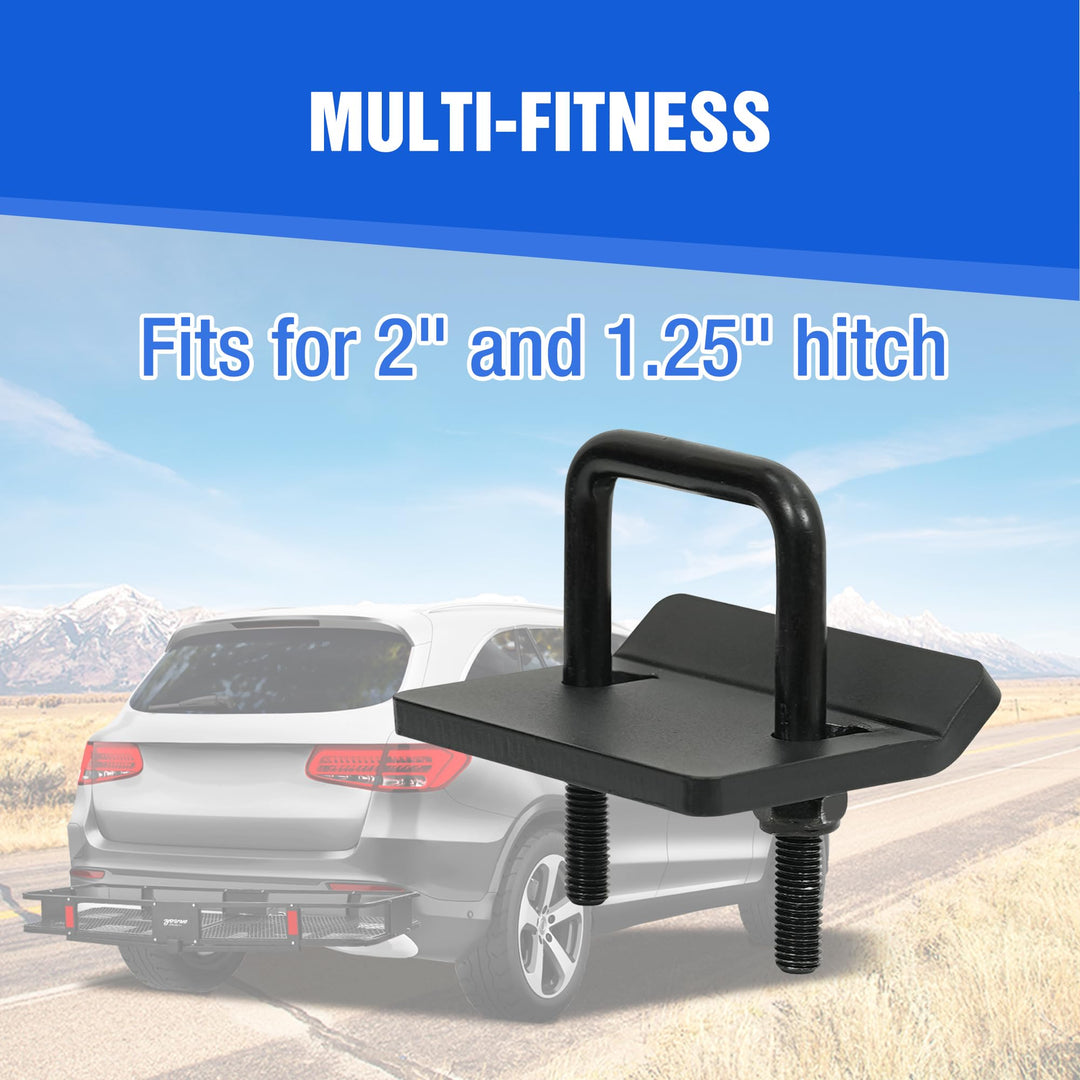 Hitch Tightener for 1.25" and 2" Hitches, Reduce Movement from Hitch Tray Cargo Carrier Bike Rack
