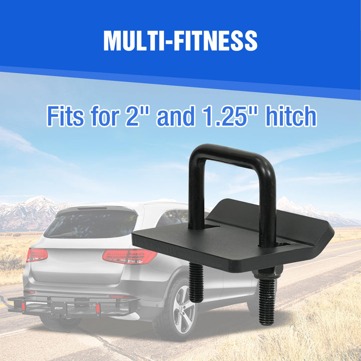 Hitch Tightener for 1.25" and 2" Hitches, Reduce Movement from Hitch Tray Cargo Carrier Bike Rack