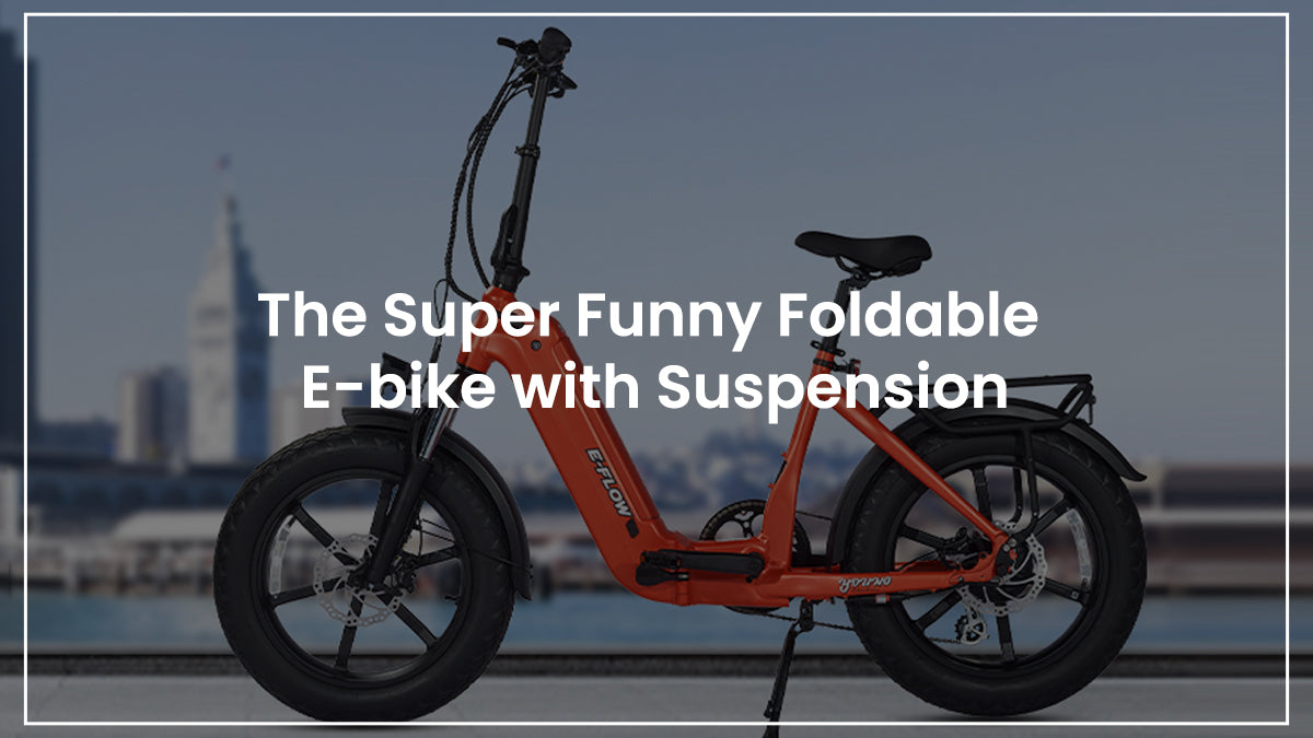 The Super Funny Foldable Ebike with Suspension – Young Electric
