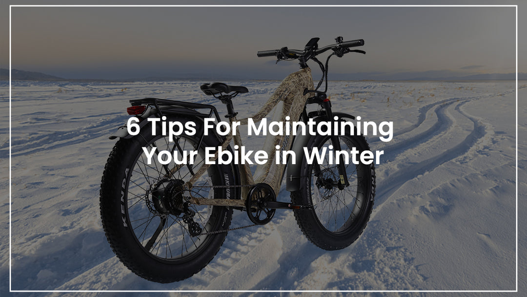 6 Tips for Maintaining Your Ebike in Winter 