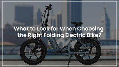 What to look for when choosing the right folding  electric bike