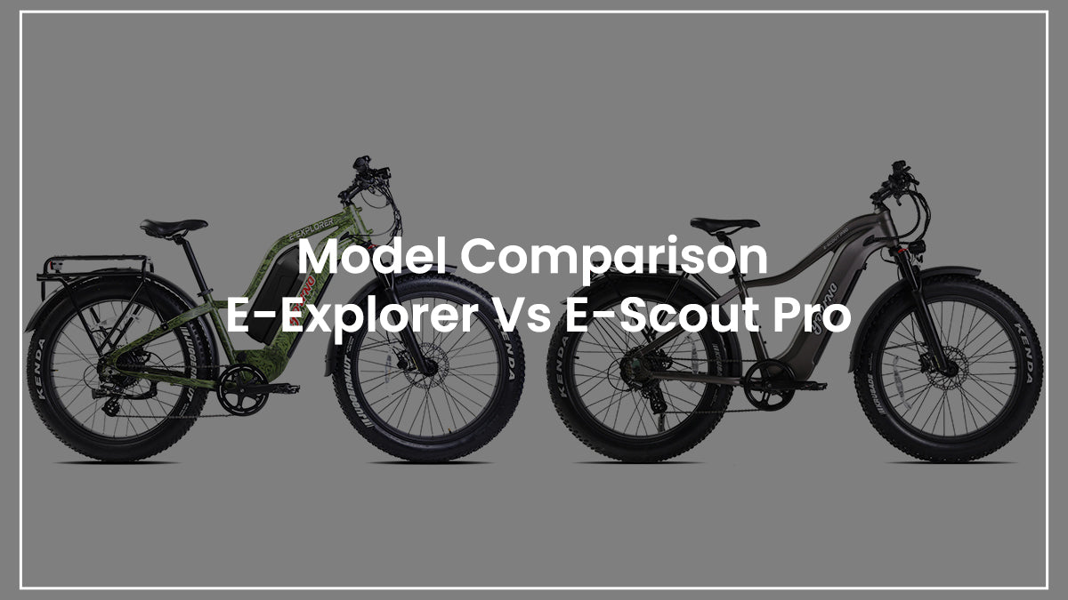 Model Comparison EExplorer Vs EScout Pro Young Electric