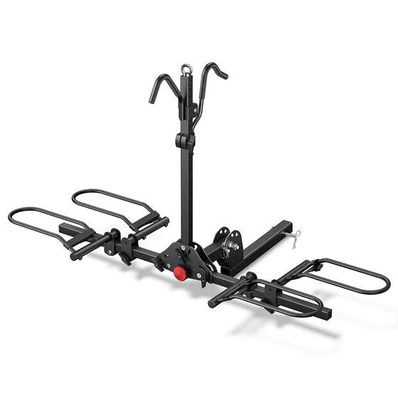 2-Bike Hitch Bike Rack, Folding Fat Tire Bike Carrier, 200 LBS, 2'' Receiver