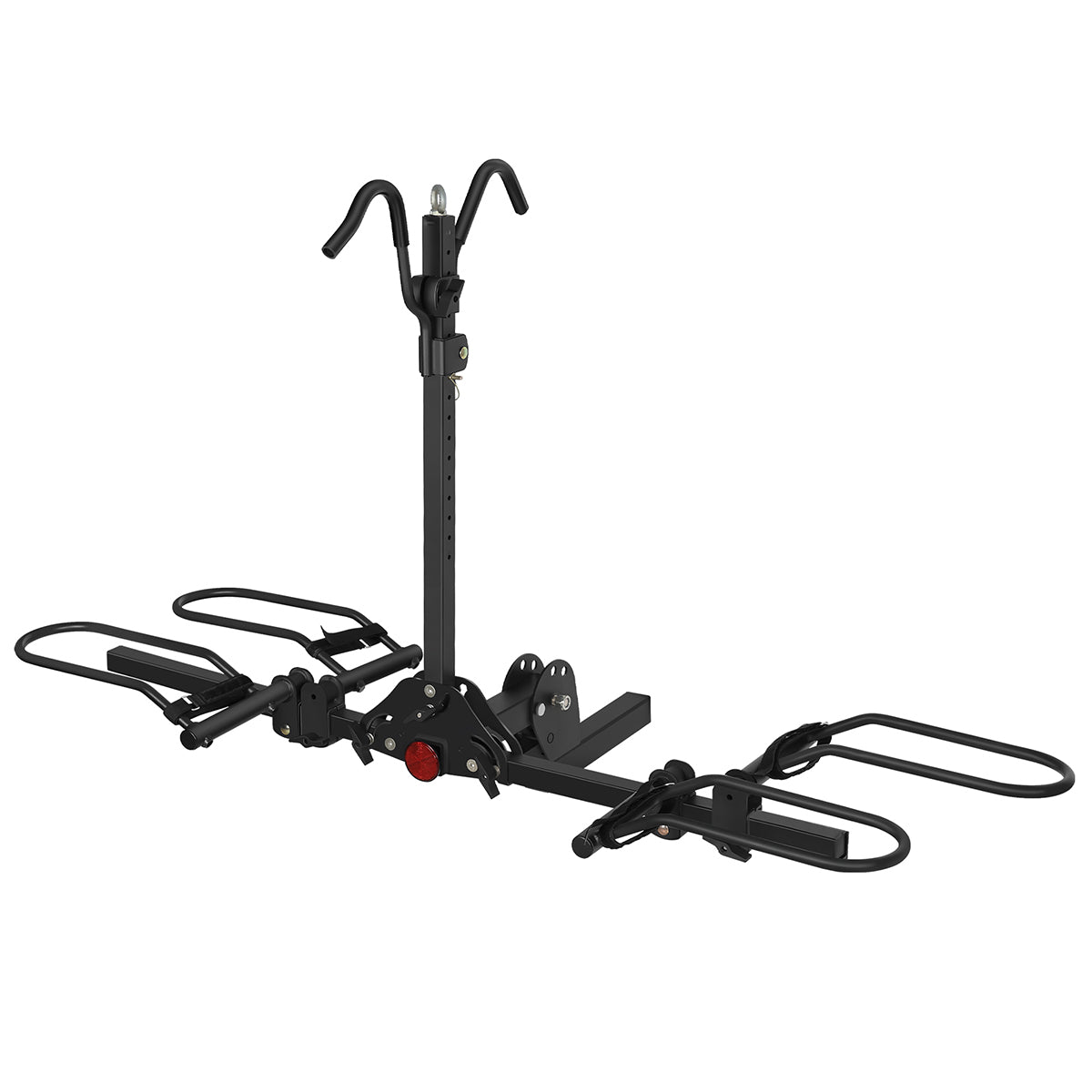 2-Bike Hitch Bike Rack, Folding Fat Tire Bike Carrier, 200 LBS, 2'' Receiver