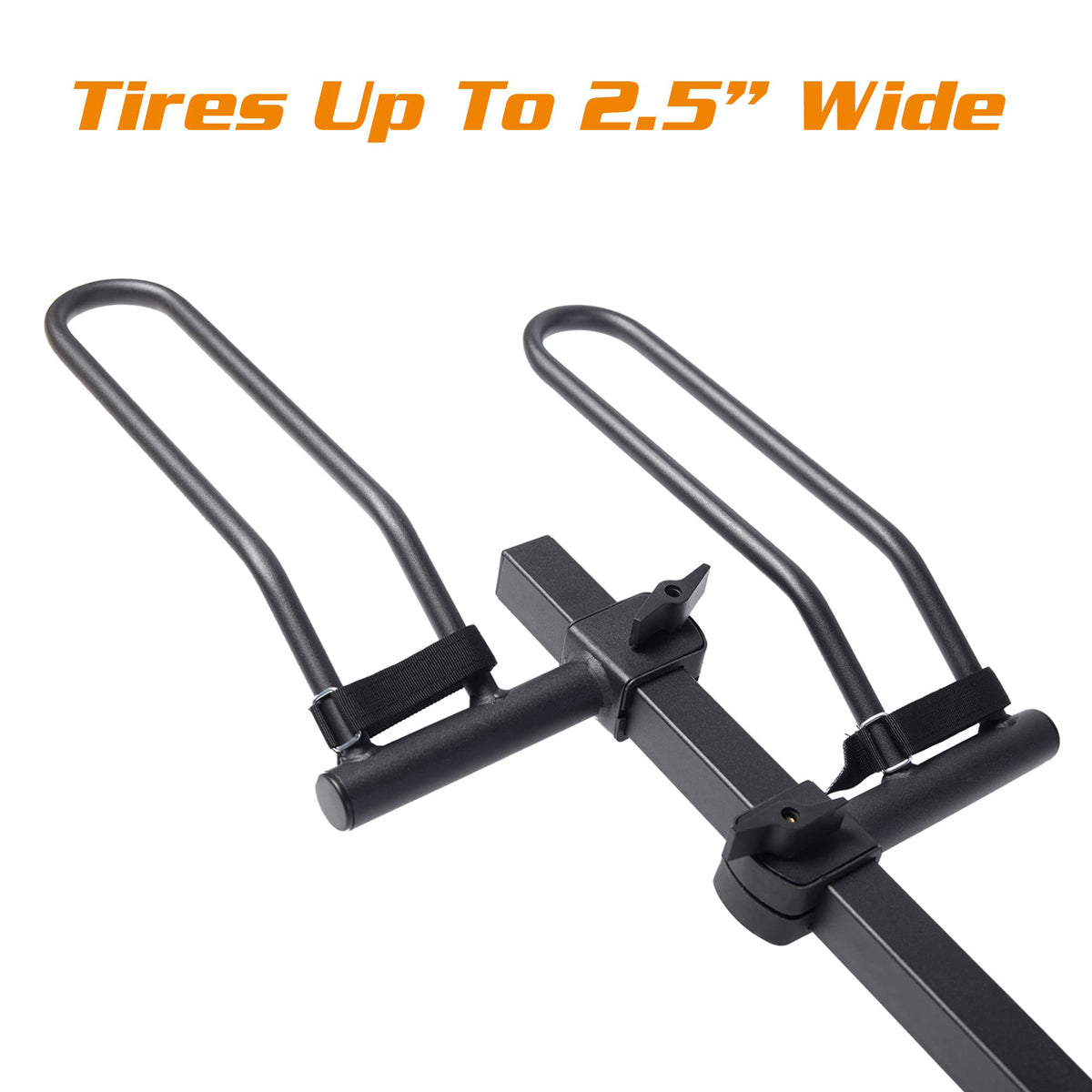 4-Bike Hitch Bike Rack, Folding Bike Carrier, 160 LBS Capacity, Fits 2
