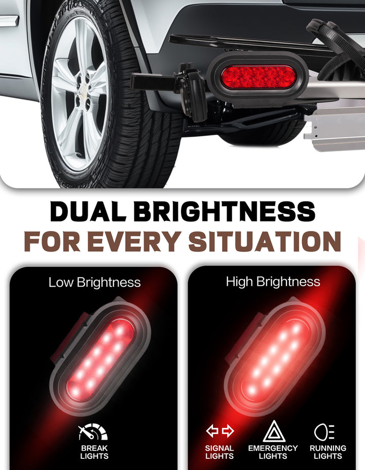 Bike Rack Brake Light & Plate Kit