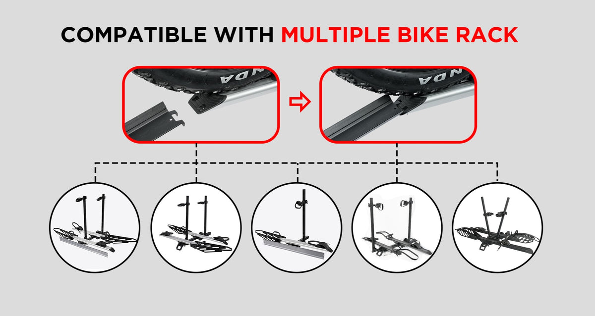 Velodrome Ramp Rack 100 LB Capacity Foldable Loading Ramp For Bike Racks, High-Strength St ...