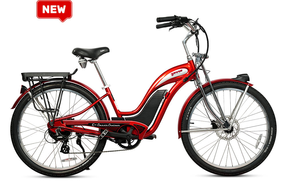 YOUNG ELECTRIC E Classic Cruiser 26 Retro eBike 500W Motor Up