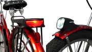 YOUNG ELECTRIC E-Classic Cruiser 26'' Retro eBike LED Headlight and Taillight