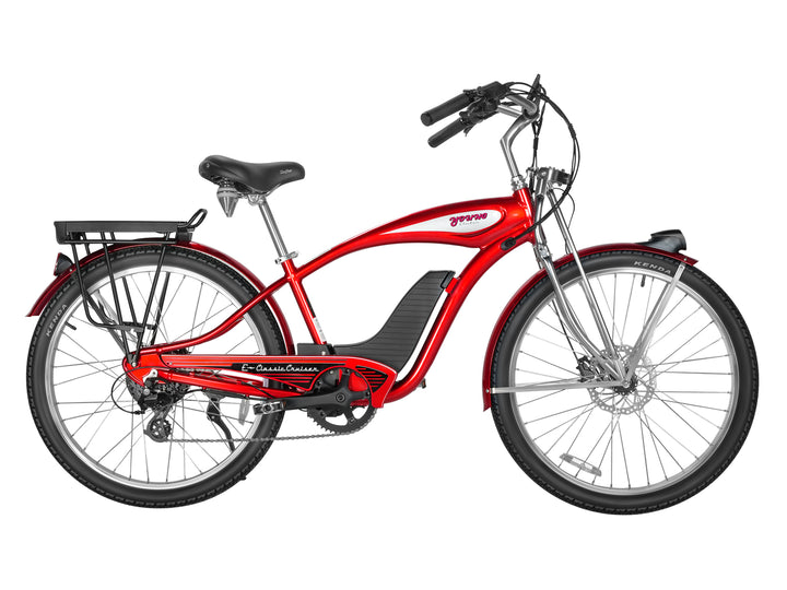 Young Electric E-Classic Cruiser 26" Retro eBike | 500W Motor, Up to 58 miles