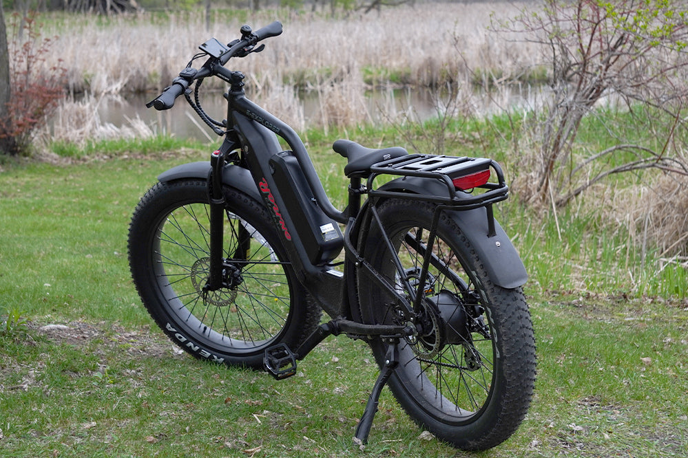 Young Electric E-Explorer 1000W Long Range Electric Hunting Bike | Optional Dual Battery | Up To 28 MPH | 26'' Fat Tire