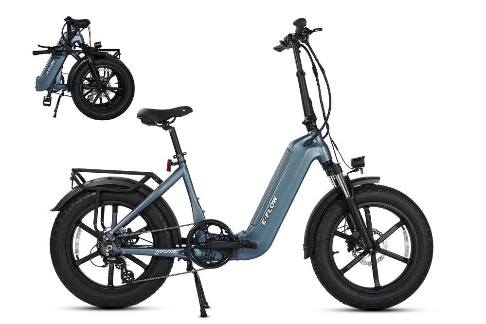 Young Electric E-Flow 750W Folding eBike | 20'' All-terrain Fat Tire With 48V20Ah BAFANG Battery, Up to 90 Miles, 28 MPH
