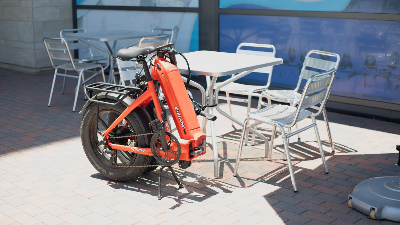 Young Electric Canada | E-Flow 500W Folding eBike | 20'' All-terrain Fat Tire With 48V20Ah BAFANG Battery