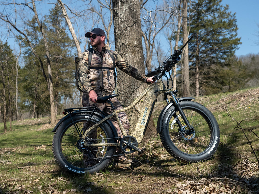 Young Electric Canada | E-Scout Pro 500W Long Range Electric Hunting Bike  | 960Wh LG Battery  26’’ All-terrain eBike