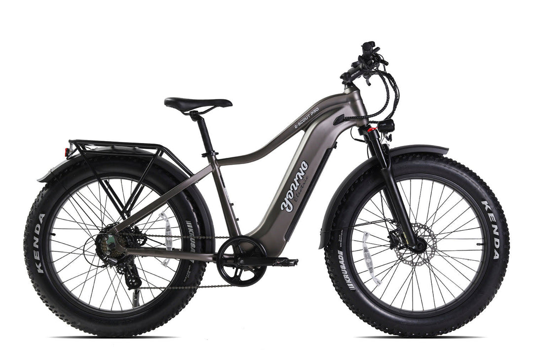 Young Electric Canada | E-Scout Pro 500W Long Range Electric Hunting Bike  | 960Wh LG Battery  26’’ All-terrain eBike