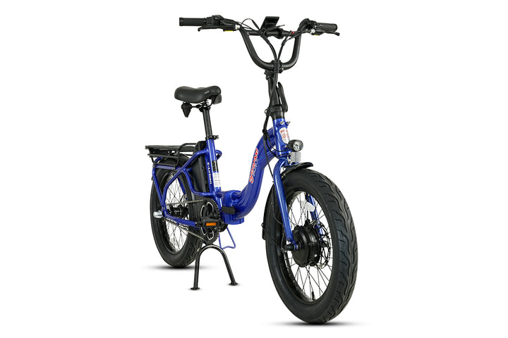 Young Electric E-Urban 500W Lightweight Folding eBike | 20'' All-terrain Fat Tire With 480Wh LG Battery | Internal Gear Hub