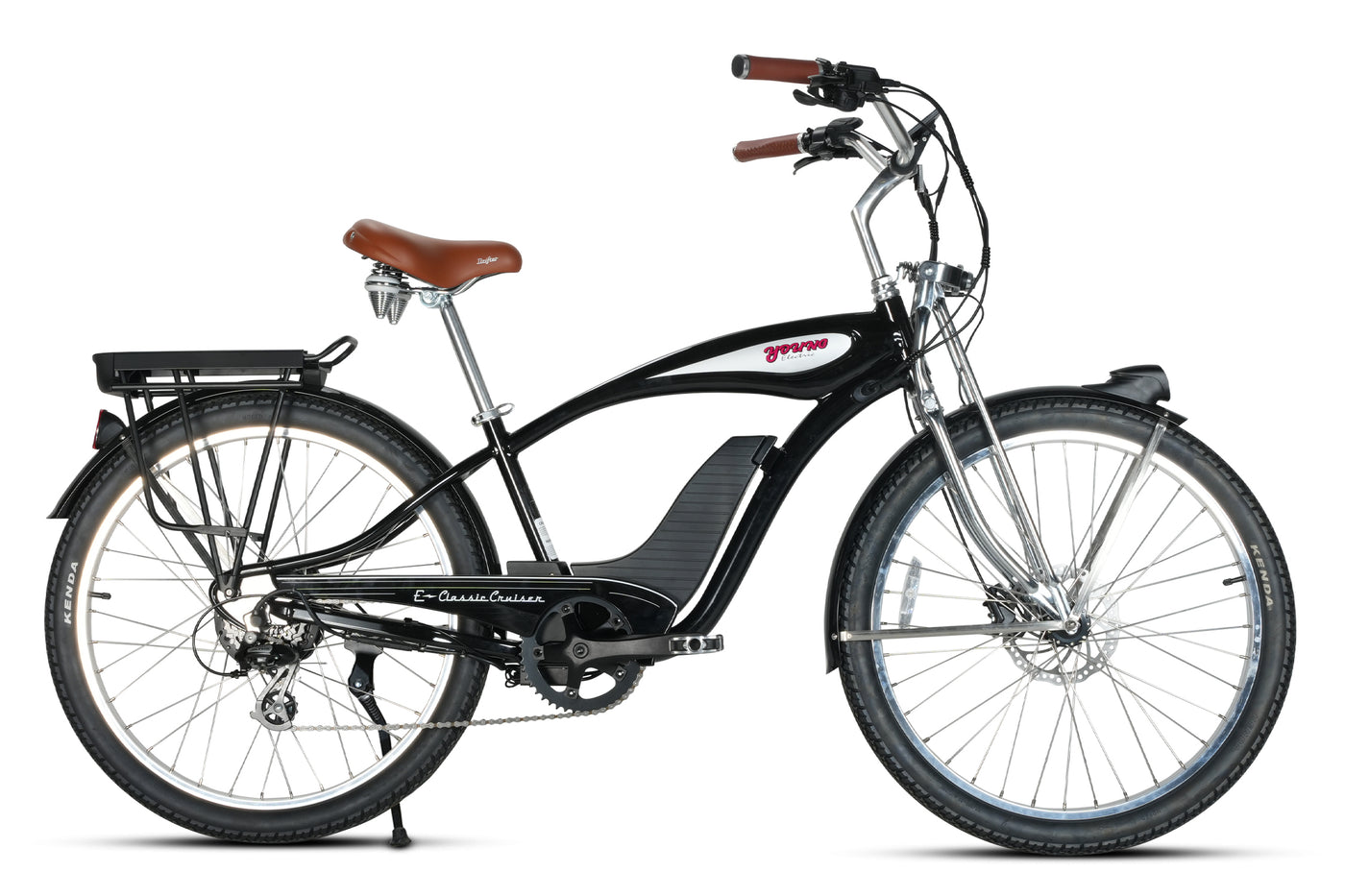 Young Electric E-Classic Cruiser 26" Retro eBike | 500W Motor, Up to 58 miles