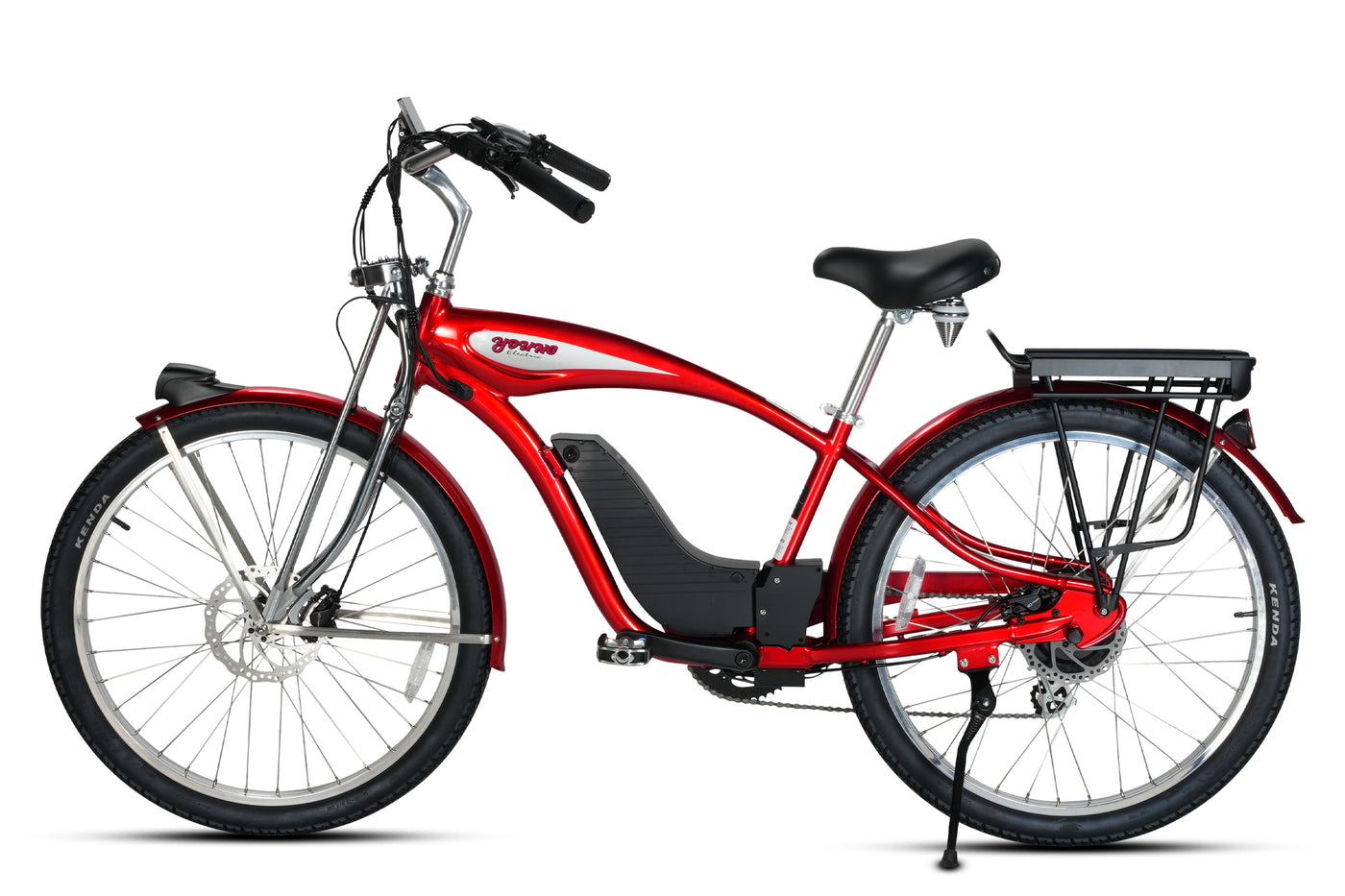 Young Electric E-Classic Cruiser 26" Retro eBike | 500W Motor, Up to 58 miles