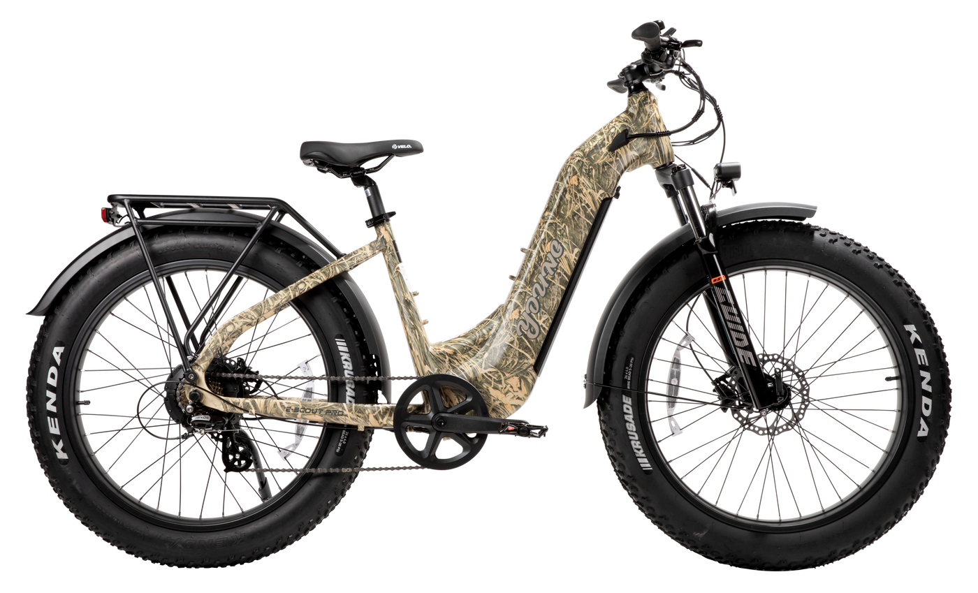 Young Electric E-Scout Pro 750W Long Range Electric Hunting Bike | 960Wh LG Battery | Up to 80 Miles, 28 MPH | 26’’ All-terrain eBike