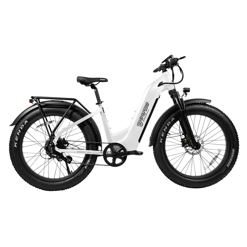 Young Electric E-Scout Pro Step-Through Commuter Ebike | Up to 80 Miles, 28 MPH | 960Wh LG Battery, 26’’ All-terrain eBike