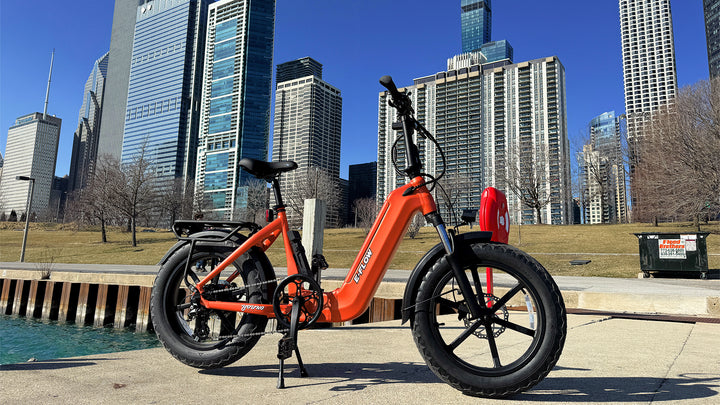 Young Electric E-Flow 750W Folding eBike | 20'' All-terrain Fat Tire With 48V20Ah BAFANG Battery, Up to 90 Miles, 28 MPH