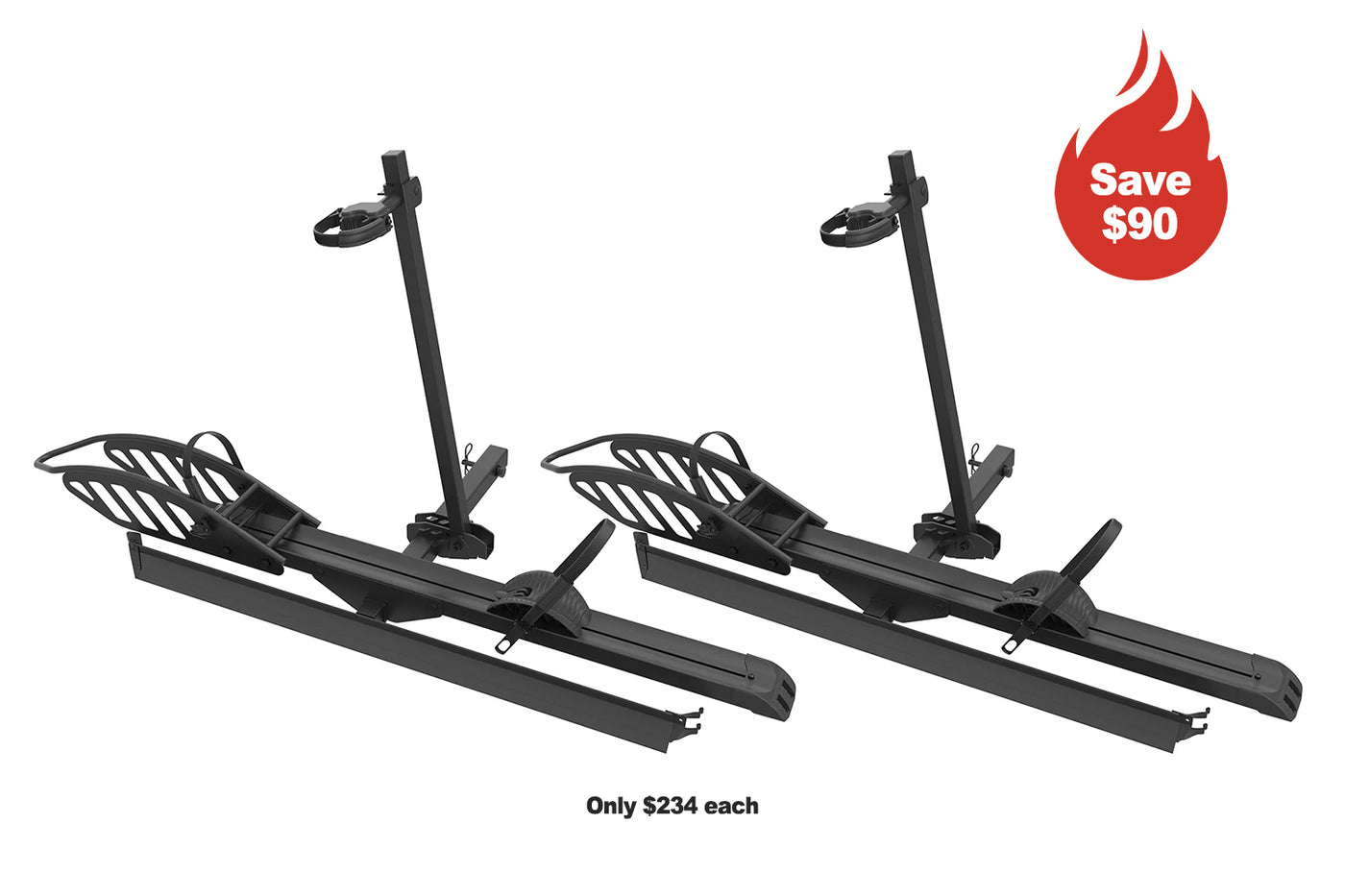 Young Electric SOLE R Hitch Bike Rack | 2’’ Receiver, 100 LBS Capacity