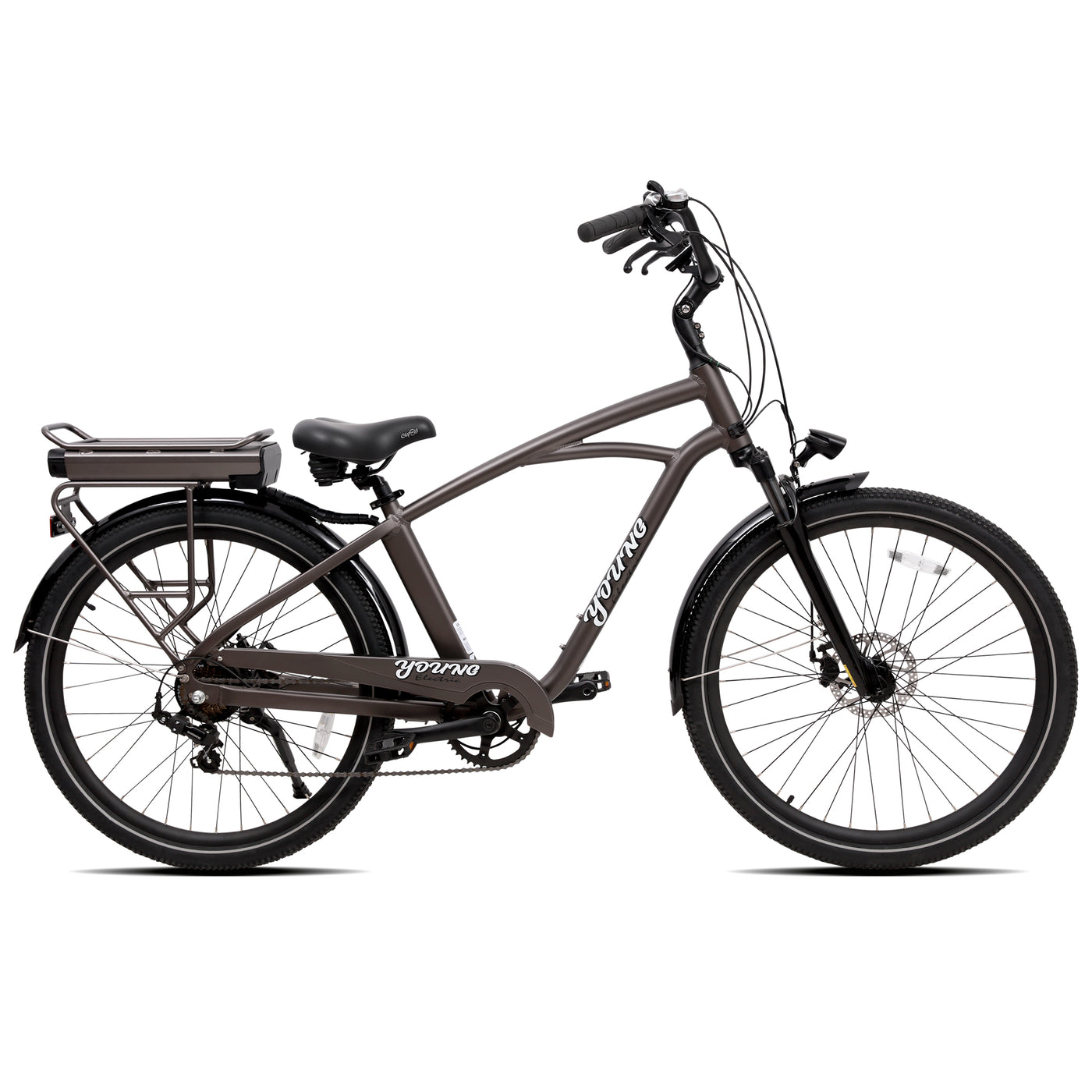 Young Electric Vie 27.5’’ Cruiser | 350W Ultra-Comfy Ebike, Up to 90 Miles Riding Range, Shimano 7-Speed,  Torque Sensor | PRE ORDER